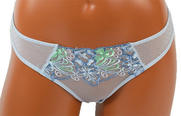 イタリア インポート ブランド ランジェリー LOVE&BRA 60896 花柄刺?プッシュアップブラ・ブラジリアンタンガセット 2色