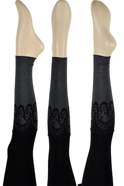 インポート レギンス OMSA ECLIPSE 切替デザインレギンス