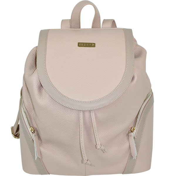 イタリア バッグ BECATO MEGAN レザーリュクザック　パウダーピンク