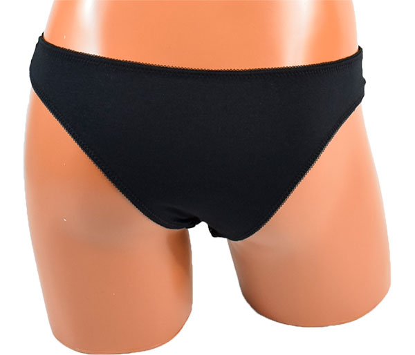 イタリア インポート ブランド ランジェリー JADEA 4567 スパンコール刺しゅうプッシュアップブラ・ブラジリアンタンガセット　黒