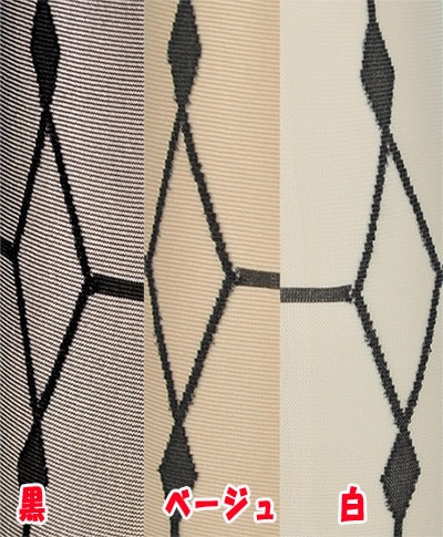 柄ストッキング LEVANTE E454 ジオメトリック柄ストッキング