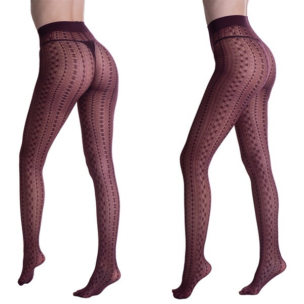 イタリアインポート柄タイツ TRASPARENZE GAIETY 幾何学柄タイツ　2色