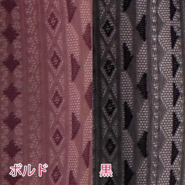 イタリアインポート柄タイツ TRASPARENZE GAIETY 幾何学柄タイツ　2色