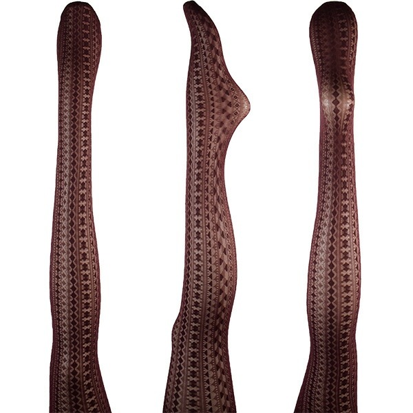 イタリアインポート柄タイツ TRASPARENZE GAIETY 幾何学柄タイツ　2色