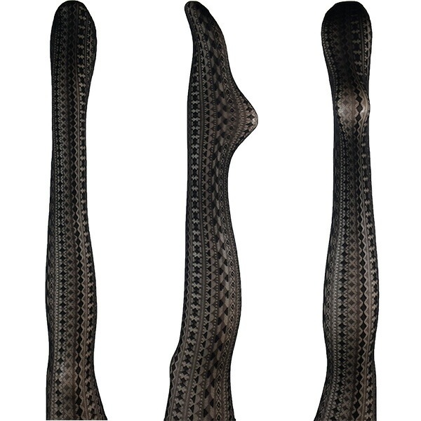 イタリアインポート柄タイツ TRASPARENZE GAIETY 幾何学柄タイツ　2色