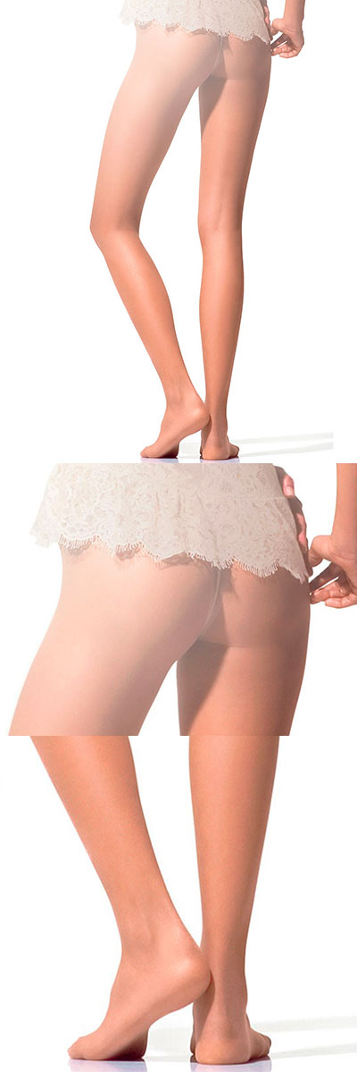 イタリア インポート ストッキング OMSA SUN LIGHT 8デニール 透明ストッキング