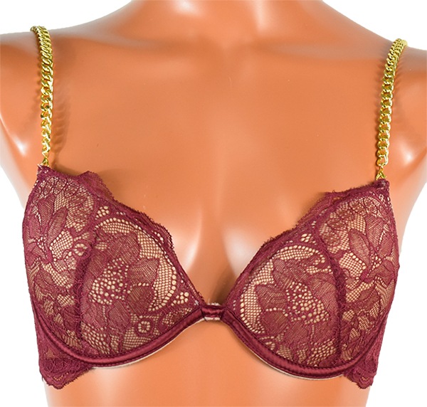 イタリア インポート ブランド ランジェリー LOVE&BRA 68195 レースプッシュアップブラ・ブラジリアンタンガセット 2色