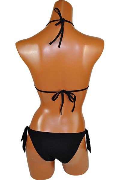 インポート 水着 JOLIDON F2403 アニマル柄三角水着ビキニ 黒