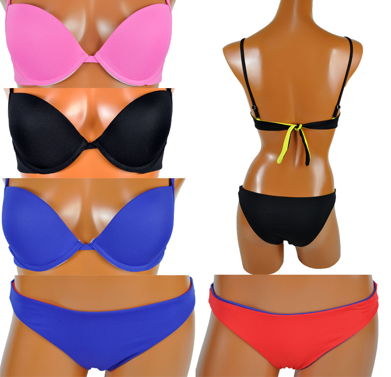 在庫一掃セール インポート水着 SieLEI DL36 リバーシブルプッシュアップ水着ビキニ