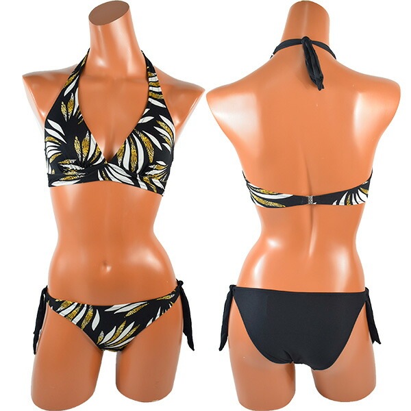 イタリアインポート水着LILLY FL26 ボタニカル柄水着ビキニ 2色