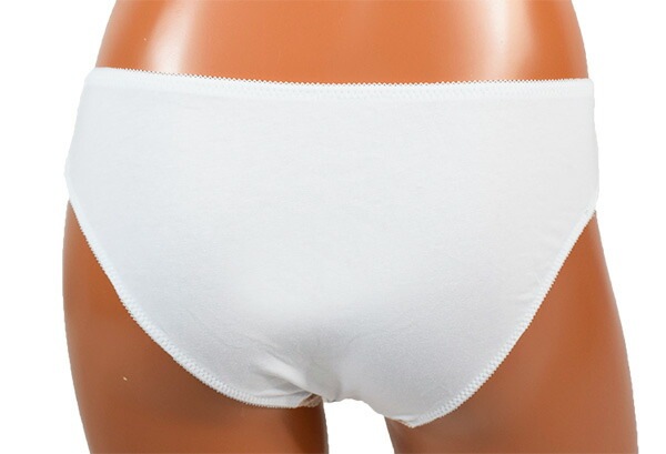 イタリア インポート ブランド ランジェリー JADEA 4507 コットン刺しゅうレースキャミソール・ショーツセット 白