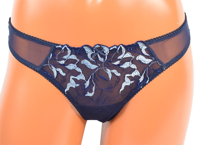 イタリア インポート ブランド ランジェリー SieLEI  LIBERTY 7444/43 刺しゅうレースプッシュアップブラ・tバックショーツセット 2色