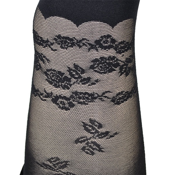 イタリア インポート 柄タイツ Bellissima Chanel フェイクガーター柄タイツ 黒 ブランド別 ストッキングブランド Bellissima インポートセレクトショップ Moda Italia