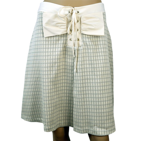 在庫一掃セール 春夏  インポート スカートIMPERIAL サマーツイードスカート グリーン系