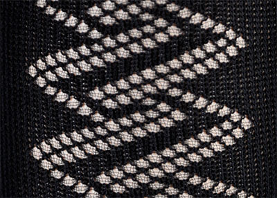 柄タイツ BELLISSIMA ARENA 柄タイツ 黒