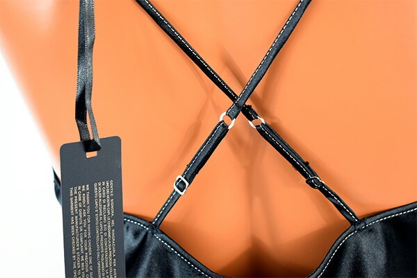 イタリアインポートランジェリー ANDRA 8892 レース切替サテンベビードール・ブラジリアンタンガセット 3色