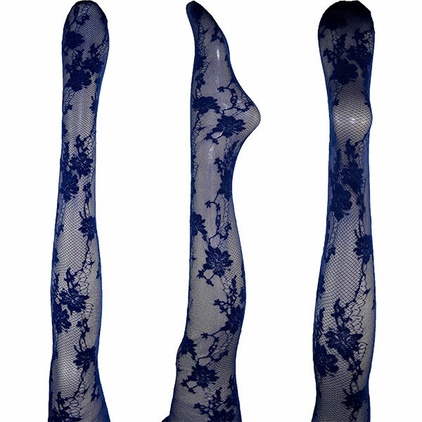 イタリア インポート 高級ブランド 柄ストッキング OROBLU JASMINE 花柄レースストッキング　3色