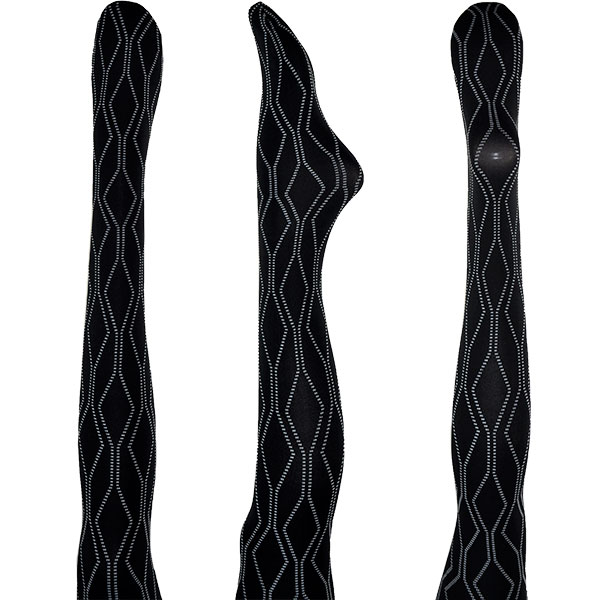 イタリア インポート 高級ブランド 柄タイツ OROBLU TRIBAL 幾何学柄タイツ　2色