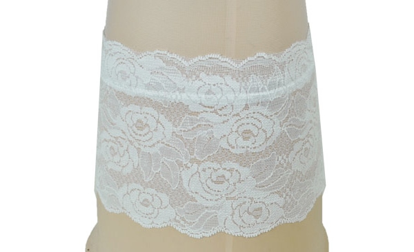 イタリアインポートガーターストッキング BAS BLEU KAMA レース付ガーターストッキング 20デニール 2色