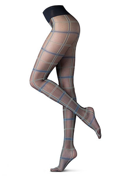 イタリア インポート 高級ブランド 柄ストッキング OROBLU SCOT チェーン柄ストッキング 3色