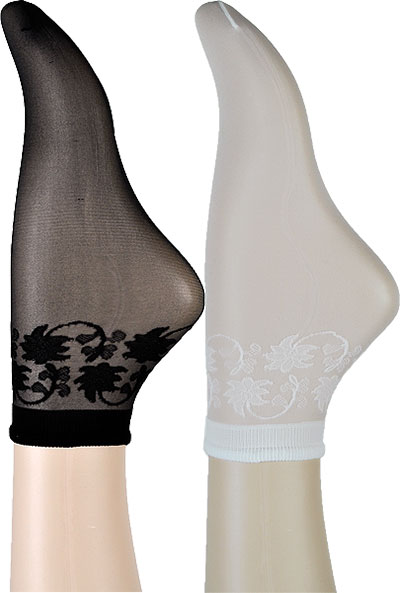 インポートソックス LEVANTE E633 花柄ソックス