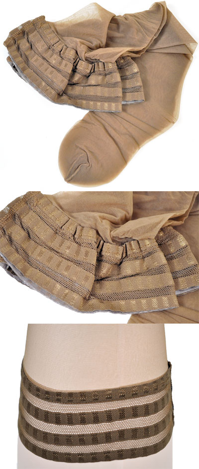 インポート ガーターストッキング SISI QUEEN 8デニール ガーターストッキング