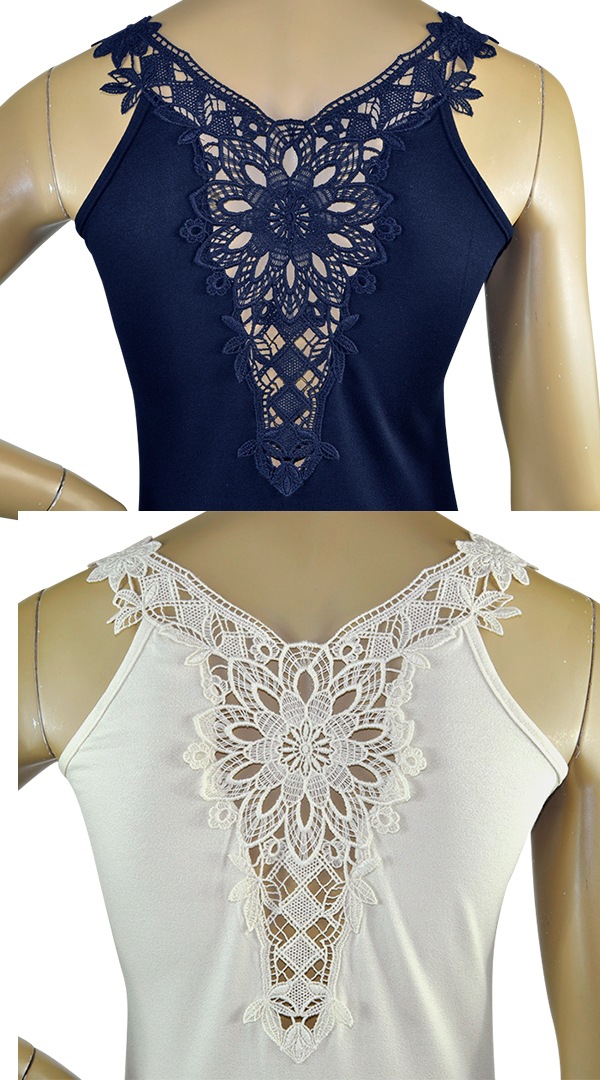 在庫一掃セール SALE 春夏イタリア インポート ブランド カットソー ANTONELLA 63217 レース切替カットソートップ 3色