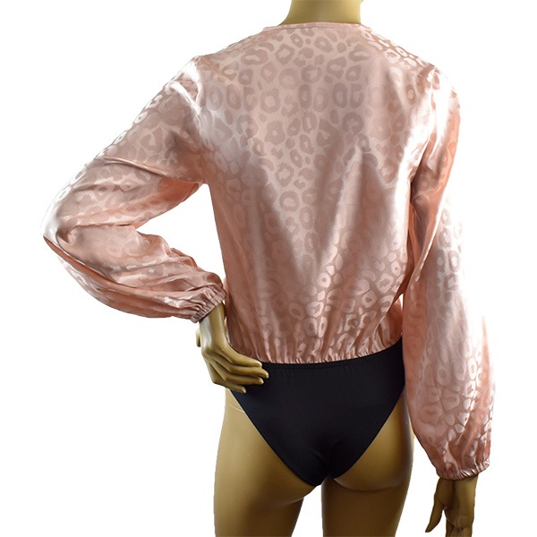 在庫一掃セール イタリアインポートカットソー LOVE&BRA 39360 アニマル柄ボディーカットソー パウダーピンク