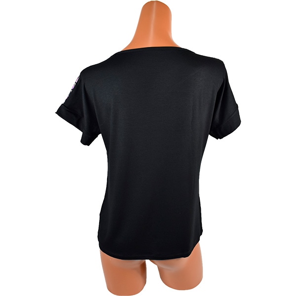 イタリア インポート 高級 ブランド カットソー EGI 1864 刺しゅうレース切替半袖カットソー 2色