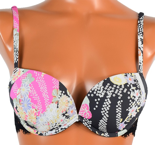 イタリア インポート ブランド ランジェリー LORMAR FAN +1カップ プッシュアップブラ・ブラジリアンタンガセット