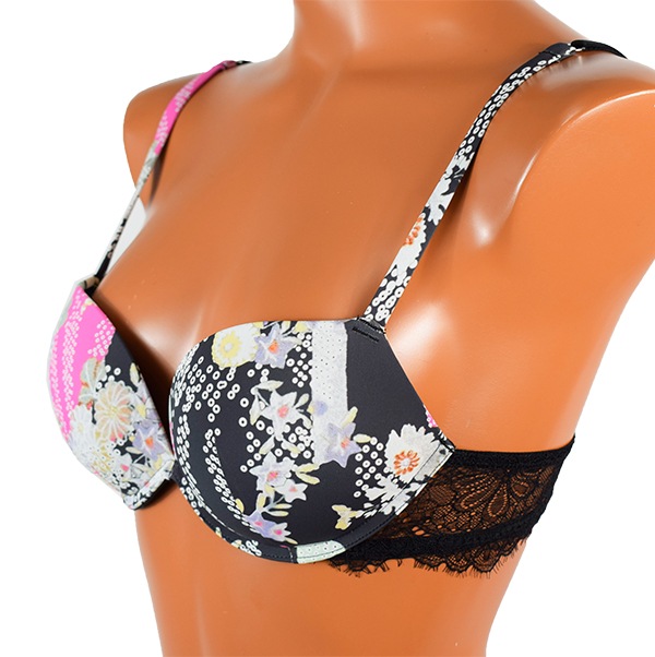 イタリア インポート ブランド ランジェリー LORMAR FAN +1カップ プッシュアップブラ・ブラジリアンタンガセット