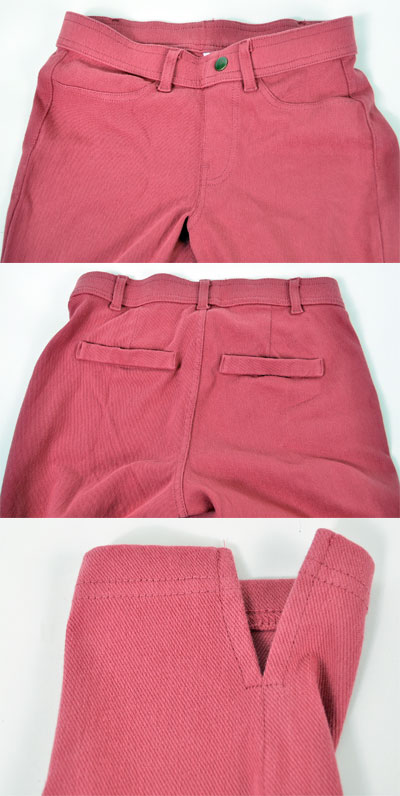 在庫一掃セール インポート レギンス OMSA HOLIDAYS カプリ丈コットンレギンスパンツ 