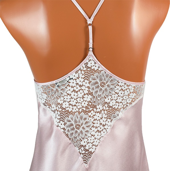 イタリア インポート ブランド ランジェリー ANDRA LINGERIE 9602 サテンとレースのベビドール・ブラジリアンタンガセット 3色