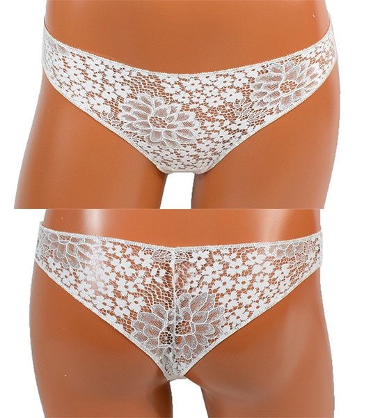 イタリア インポート ブランド ランジェリー ANDRA LINGERIE 9602 サテンとレースのベビドール・ブラジリアンタンガセット 3色