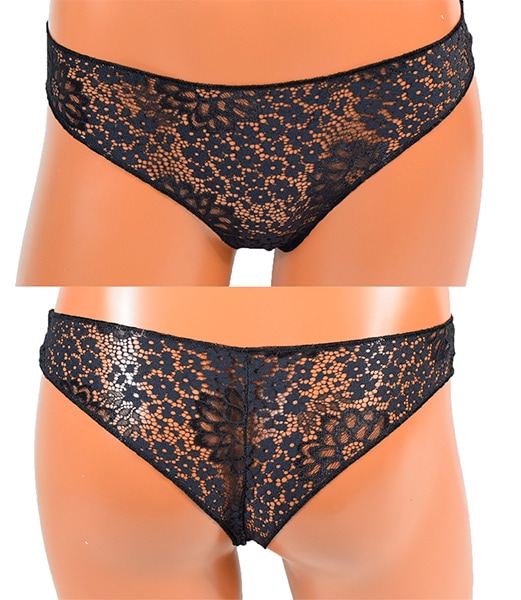 イタリア インポート ブランド ランジェリー ANDRA LINGERIE 9602 サテンとレースのベビドール・ブラジリアンタンガセット 3色