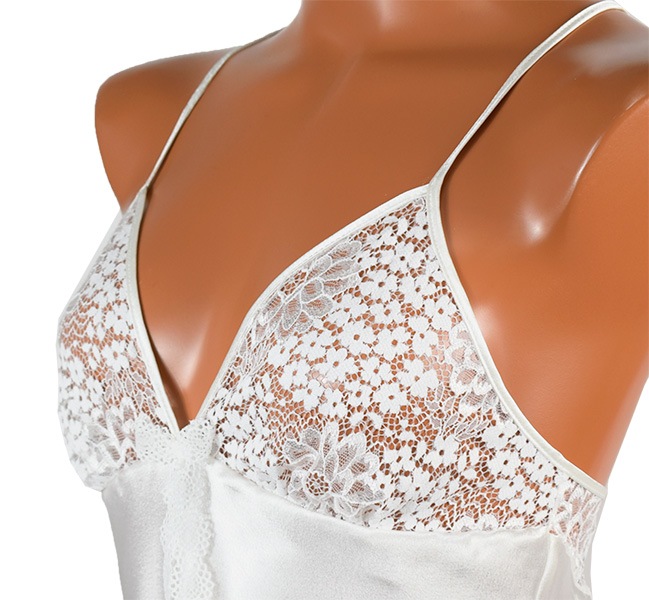 イタリア インポート ブランド ランジェリー ANDRA LINGERIE 9602 サテンとレースのベビドール・ブラジリアンタンガセット 3色