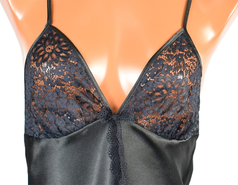 イタリア インポート ブランド ランジェリー ANDRA LINGERIE 9602 サテンとレースのベビドール・ブラジリアンタンガセット 3色