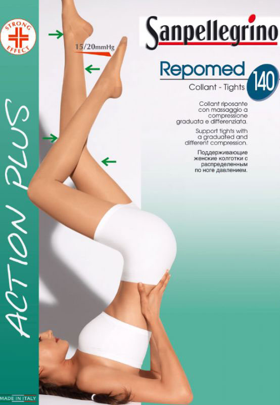 イタリア インポート 弾性ストッキング SANPELLEGRINO REPOMED 140デニール弾性ストッキング