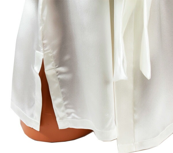 イタリアインポートランジェリー ANDRA 8889 レース切替キモノローブ（ナイトガウン）　3色