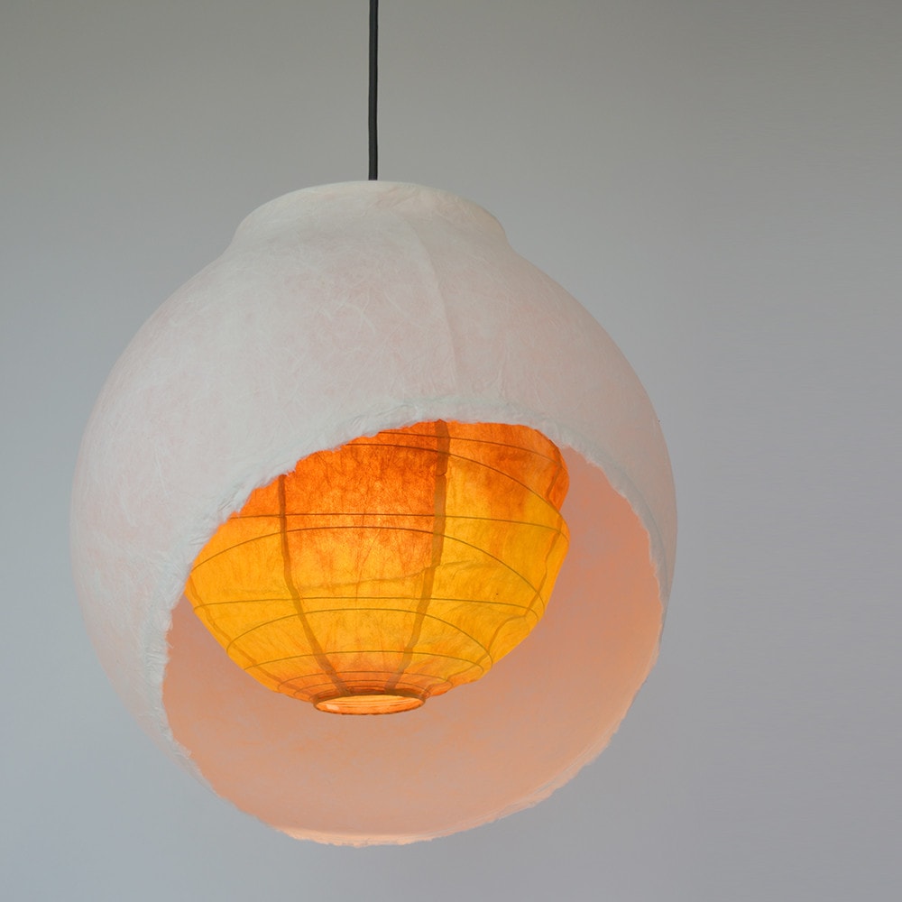 和風照明 1灯 ペンダントライト ムーン【直径45cm】 和風ライト