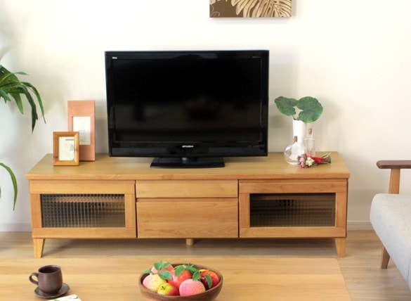 テレビボード アルダー無垢材  FL 【幅150cm】 ナチュラル 家具アルダー無垢材