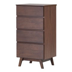 ミディアムブラウンの4段チェスト | WAV | 幅45cm