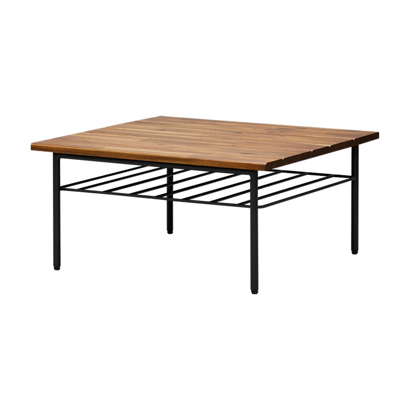 インダストリアルなローテーブル｜スチール脚｜幅90cm | インテリア