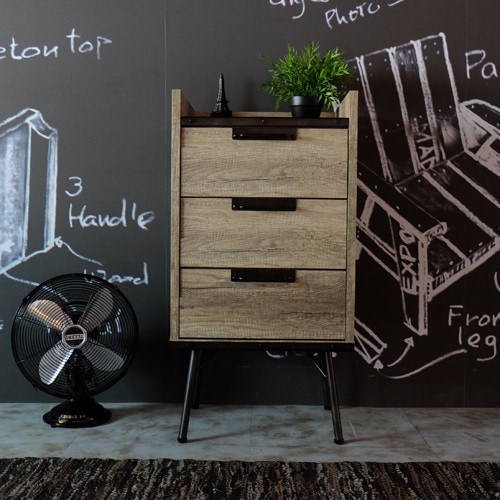 スチール脚のチェスト SL【幅46cm】インダストリアル