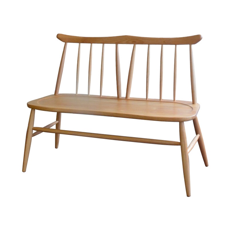 ベンチ ダイニング 背もたれ【幅100cm】カフェ風インテリア 天然木