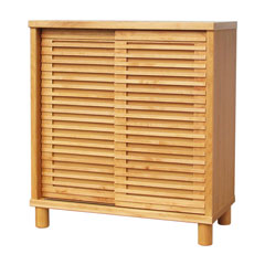 おしゃれな格子デザインが印象的なシューズボックス｜幅80cm｜RO