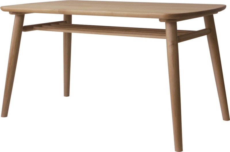 ダイニングテーブル ナチュラル NO【130cm】無垢材