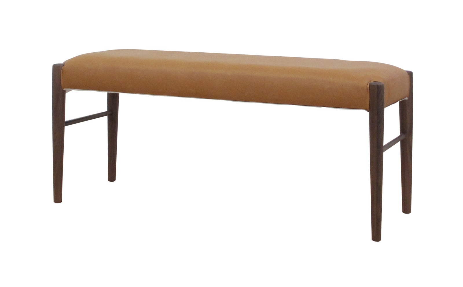 ウォルナットの木目が美しいダイニングベンチ【幅100cm】