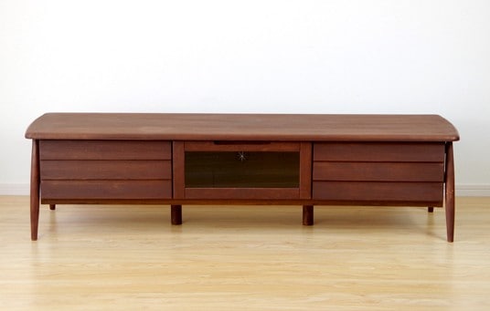 テレビボード 天然木 ブラウン EL【幅152cm】ナチュラルな家具