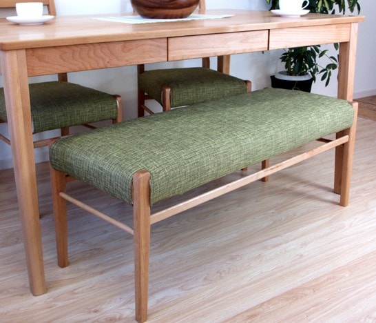 ダイニングベンチ 3色のカバーリング PL【幅110cm】天然木